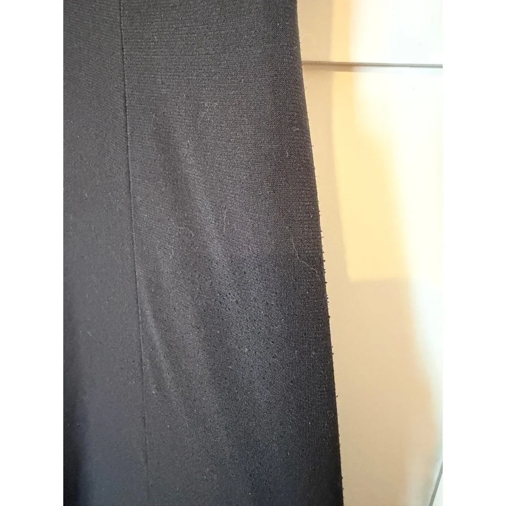 Michael Kors Black Jersey Grommet Maxi Dress Stretch Slim Fit Edgy Sleeveless S
